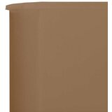  Vjetrobran sa 6 panela od tkanine 800 x 80 cm bež | shoptok.hr