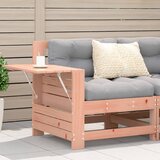  Vrtna sofa s naslonom za ruke i stolićem od masivne duglazije | shoptok.hr