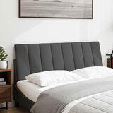 Maison Chic posteljno vzglavje - vzglavna omarica - vzglavna stranica temno siva 140 cm blago, (21703904) | Shoptok.si