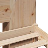 vidaXL Krevet s regalom za knjige bez madraca 200 x 200 cm od borovine | shoptok.hr