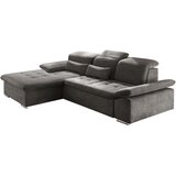 MID.YOU KOTNA SEDEŽNA GARNITURA, mikrovelur temno siva | Shoptok.si