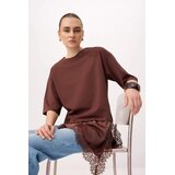 TRENDYOLMILLA Ženska majica TWOSS26TS00296, Braon | Eponuda.com