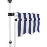 Maison Chic Ročno zložljiva tenda - Senčniki 350 cm modre in bele črte, (22038125) Cene