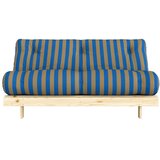 Karup Modra/rjava raztegljiva sedežna garnitura 160 cm Roots – | Shoptok.si