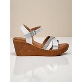 Resti Women's wedge sandals with rhinestones and glitter Glittera | shoptok.hr