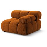 Micadoni Oranžen modul za sedežno garnituro iz tkanine bouclé (desni kot) Bellis – Home | Shoptok.si