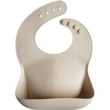 Mushie Silicone Baby Bib podbradnik Shifting Sand 1 kom | shoptok.hr