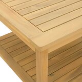  Bocni stol Prirodna nafta 50 x 35 x 45 cm Čvrsto drvo akacije | shoptok.hr