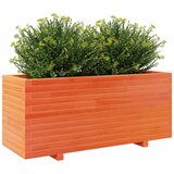  Vrtna sadilica voštano smeđe boje 110x40x49,5 cm od borovine | shoptok.hr