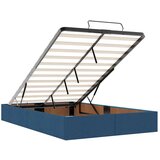 vidaXL Otomanski okvir kreveta bez madraca plavi 120x200 cm od tkanine | shoptok.hr
