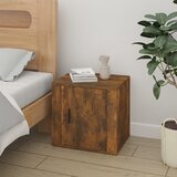 vidaXL Nočna omarica dimljeni hrast 50x39x47 cm Cene