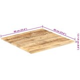 Stolna ploča od masivnog drva manga 15 - 16 mm 60 x 60 cm | shoptok.hr