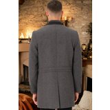Dewberry PLT8367 MEN'S COAT-PLAIN LIGHT GREY | Shoptok.si