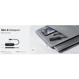  UH40A HUB 4 USB3.0 4-port, storage speed 5Gbps, black (alt. UHB-U3P4-03) | ePonuda.com