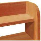 vidaXL Okvir kreveta s uzglavljem voštano smeđi 100x200 cm od borovine | shoptok.hr