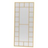 Hanah home Metalno ogledalo Boxia Gold | ePonuda.com