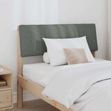  Tapecirani uzglavlje Tamno siva 90 cm Čvrsto borovo drvo | shoptok.hr
