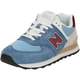 New Balance Niske tenisice '574' golublje plava / svijetloplava / bež siva / burgund | shoptok.hr