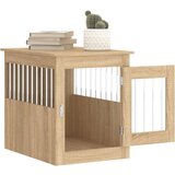 vidaXL Boks za psa sonoma hrast 55x75x65 cm inženirski les | Shoptok.si