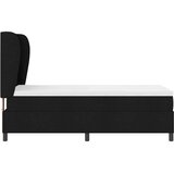  s opruga kutije s madracem Crna 80 x 200 cm tkanina | shoptok.hr
