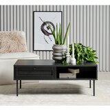 Unique Furniture Črna mizica 60x110 cm Pensacola – | Shoptok.si