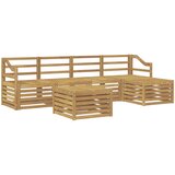  Set vanjskih sofa 6 kom. Bijela Čvrsto drvo akacije | shoptok.hr