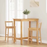  Barske stolice 2 kom. Prirodno puno drvo guma | shoptok.hr