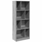 Furnova Knjižna omara siva sonoma 57x28,5x141 cm inženirski les, (21932541) | Shoptok.si