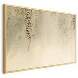  Plakat - Beige Hummingbirds 30x21 Zlatni okvir | shoptok.hr