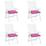  Jastuci za stolice 4 kom ružičasti 40 x 40 x 7 cm od tkanine | Eponuda.com
