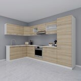 MID.YOU Kotna Spodnja Omarica Esilo, Hrast, Bela | Shoptok.si
