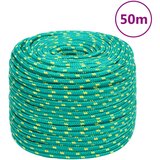vidaXL Brodski konop zeleni 8 mm 50 m od polipropilena cijene