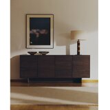 Kave Home Tamno smeđa komoda u dekoru oraha 194,5x78x45 cm Norlen – | shoptok.hr