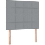  LED krevet za pohranu s madracem Svjetlosiva 120 x 190 cm | shoptok.hr