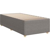  Krevet s oprugama i madracem smeđesivi 90x200 cm od tkanine | shoptok.hr