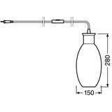 Ledvance Stona lampa GRAPE 1xE27/40W/230V | Eponuda.com