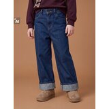 Sinsay Wide leg traperice s podvrnutim nogavicama | shoptok.hr