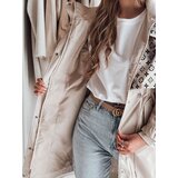 DStreet Kurtka damska przejściowa parka FERIPARKA beżowa | Shoptok.si