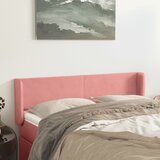 vidaXL Vzglavje z ušesi roza 147x16x78/88 cm žamet Cene
