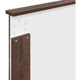  Uzglavlje s uzglavljem Smeđi hrast 75 cm Konstruirano drvo | shoptok.hr