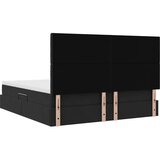  Postelja s shranjevanjem z vzmetnico Črna 180 x 200 cm Žamet, (5000099943) | Shoptok.si