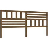  Uzglavlje za krevet boja meda 186 x 4 x 100 cm masivna borovina | shoptok.hr