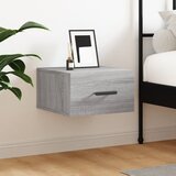vidaXL Stenska nočna omarica siva sonoma 35x35x20 cm | Shoptok.si