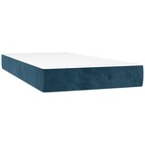  box spring s madracem LED tamnoplavi 100x200 cm baršun | shoptok.hr