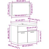 vidaXL 3-dijelni set namještaja za kupaonicu od starog drveta | shoptok.hr