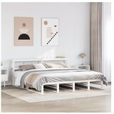 vidaXL Okvir kreveta bez madraca bijeli 180x200 cm od masivne borovine | shoptok.hr