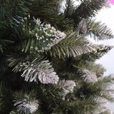  Umetno božično drevo Diamond, s plastičnim podstavkom - temno zelena, 220 cm | Shoptok.si