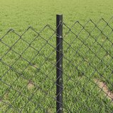  Ograda od lančanih veza s postovima 10 x 0,4 m Siva Mreža | Eponuda.ba