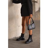Boto Warm ankle boots workers women's with zip eco leather black Mailyra | shoptok.hr