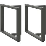 Noge za blagovaonski stol T-oblika 2 kom antracit 90x35x(72-73) cm čelik | shoptok.hr